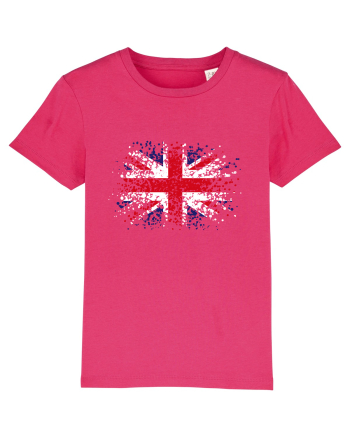 British Flag | UK Flag | England Grunge Flag Raspberry