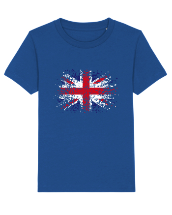British Flag | UK Flag | England Grunge Flag Majorelle Blue