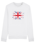 British Flag | UK Flag | England Grunge Flag Bluză mânecă lungă Unisex Rise