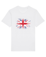 British Flag | UK Flag | England Grunge Flag Tricou mânecă scurtă Unisex Rocker