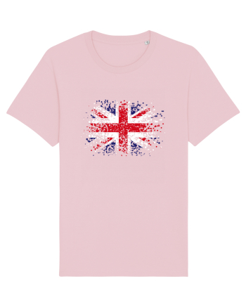 British Flag | UK Flag | England Grunge Flag Cotton Pink