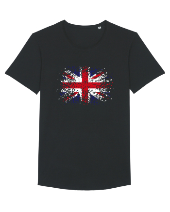 British Flag | UK Flag | England Grunge Flag Black