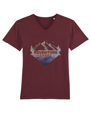 Adventure Awaits Burgundy
