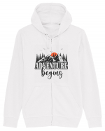 Adventure Begin Hanorac cu fermoar Unisex Connector