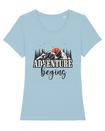 Adventure Begin Sky Blue