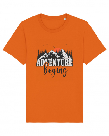 Adventure Begin Bright Orange