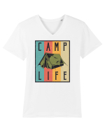 Camp Life Tricou mânecă scurtă guler V Bărbat Presenter