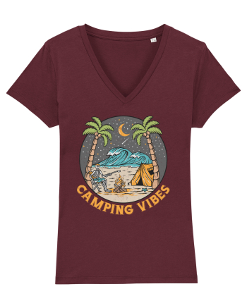 Camping Vibes Burgundy