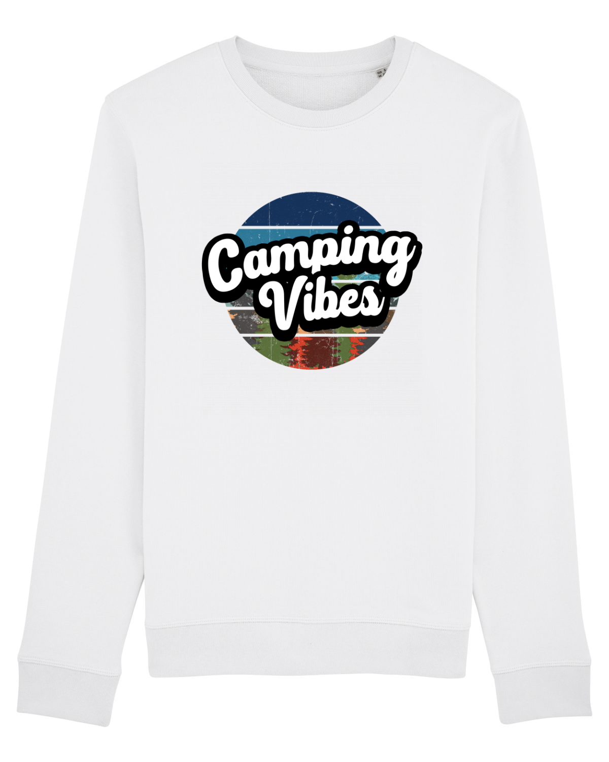 Bluză mânecă lungă Unisex Rise White