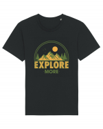 Explore More Tricou mânecă scurtă Unisex Rocker