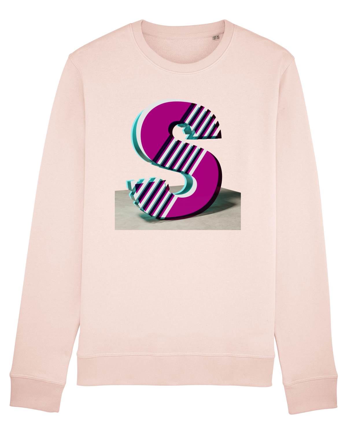 Bluză mânecă lungă Unisex Rise Candy Pink