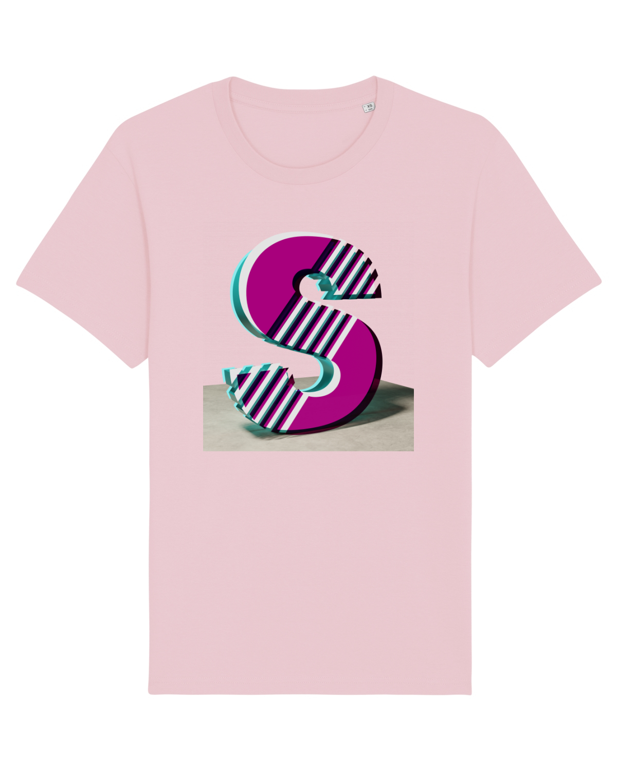 Tricou mânecă scurtă Unisex Rocker Cotton Pink