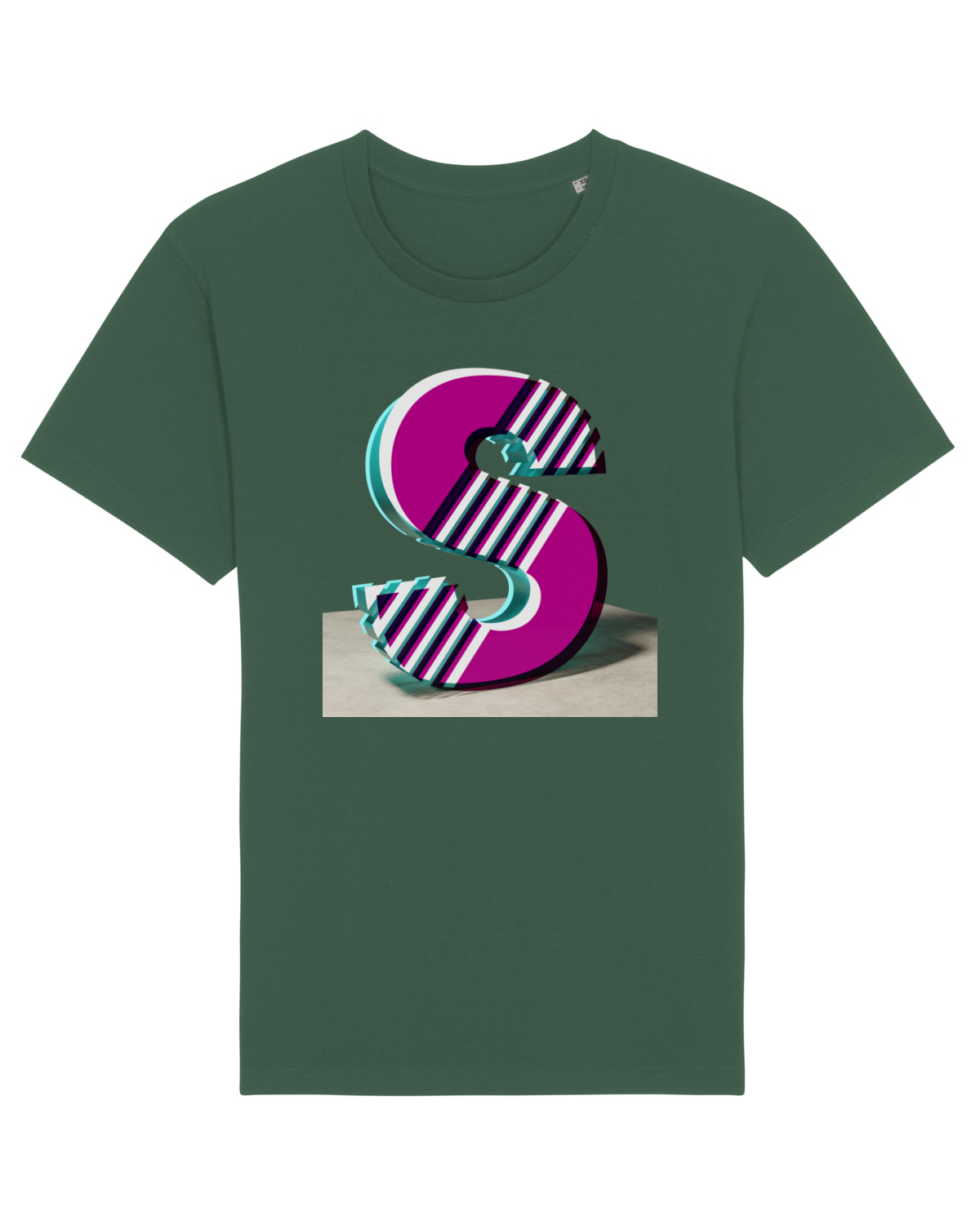 Tricou mânecă scurtă Unisex Rocker Bottle Green