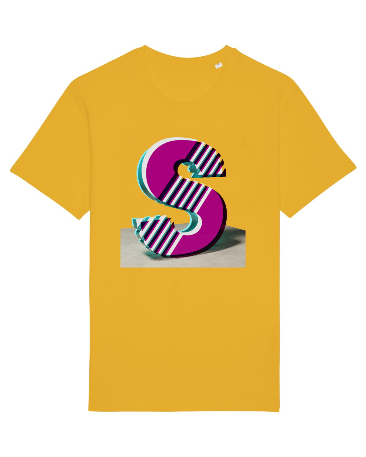 Tricou mânecă scurtă Unisex Rocker Spectra Yellow