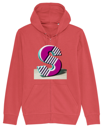 Litera S  3d - v2 (cu stralucire) Carmine Red