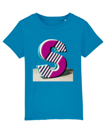 Litera S  3d - v2 (cu stralucire) Azur