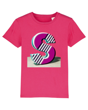 Litera S  3d - v2 (cu stralucire) Raspberry