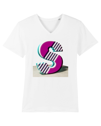 Litera S  3d - v2 (cu stralucire) White