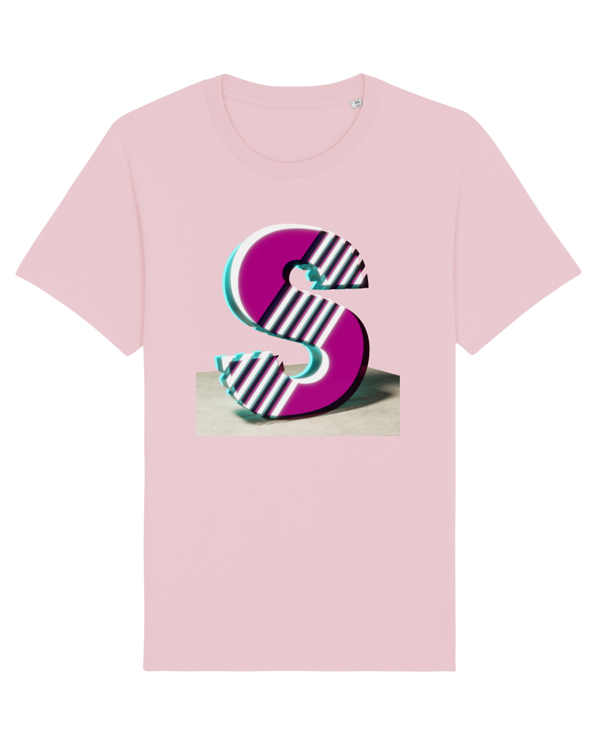 Tricou mânecă scurtă Unisex Rocker Cotton Pink