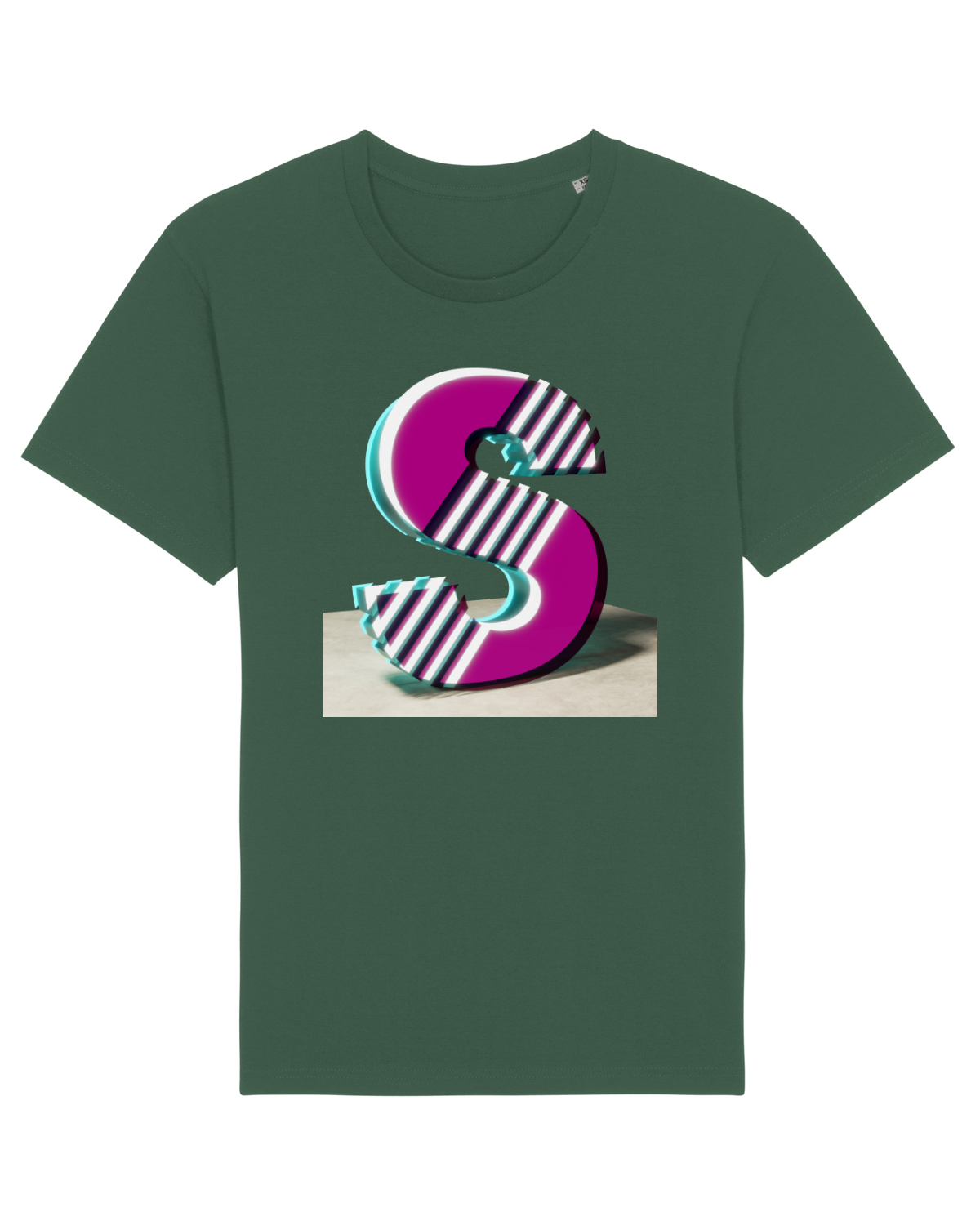 Tricou mânecă scurtă Unisex Rocker Bottle Green