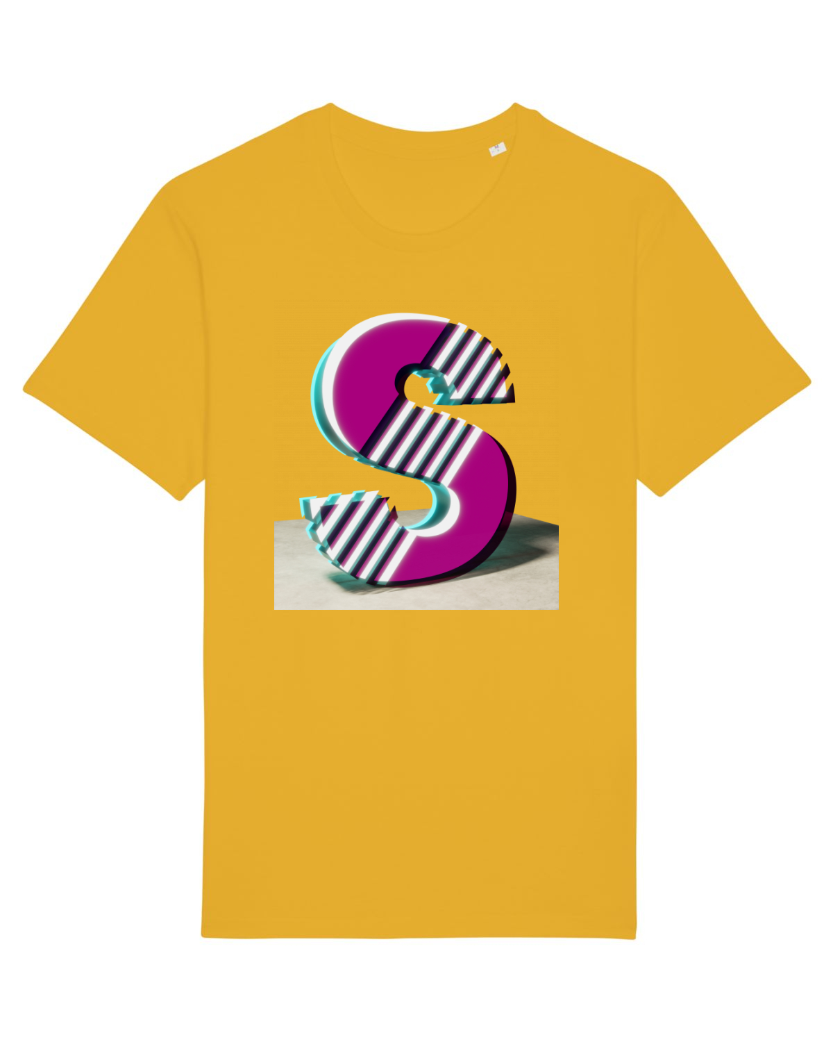 Tricou mânecă scurtă Unisex Rocker Spectra Yellow