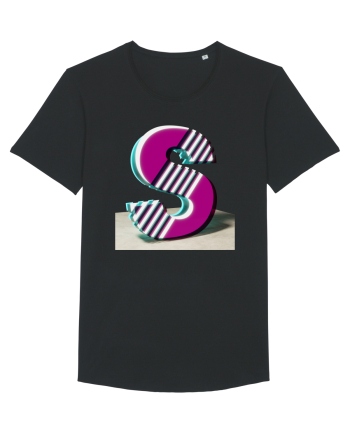 Litera S  3d - v2 (cu stralucire) Black
