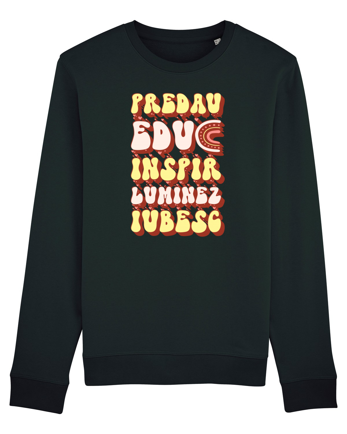 Bluză mânecă lungă Unisex Rise Black