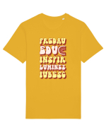 Predau, educ, inspir, luminez, iubesc Tricou mânecă scurtă Unisex Rocker