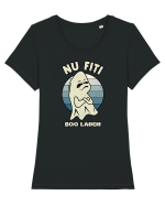 Nu fiți boo langii Tricou mânecă scurtă guler larg fitted Damă Expresser