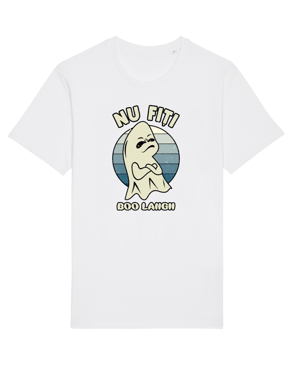Tricou mânecă scurtă Unisex Rocker White