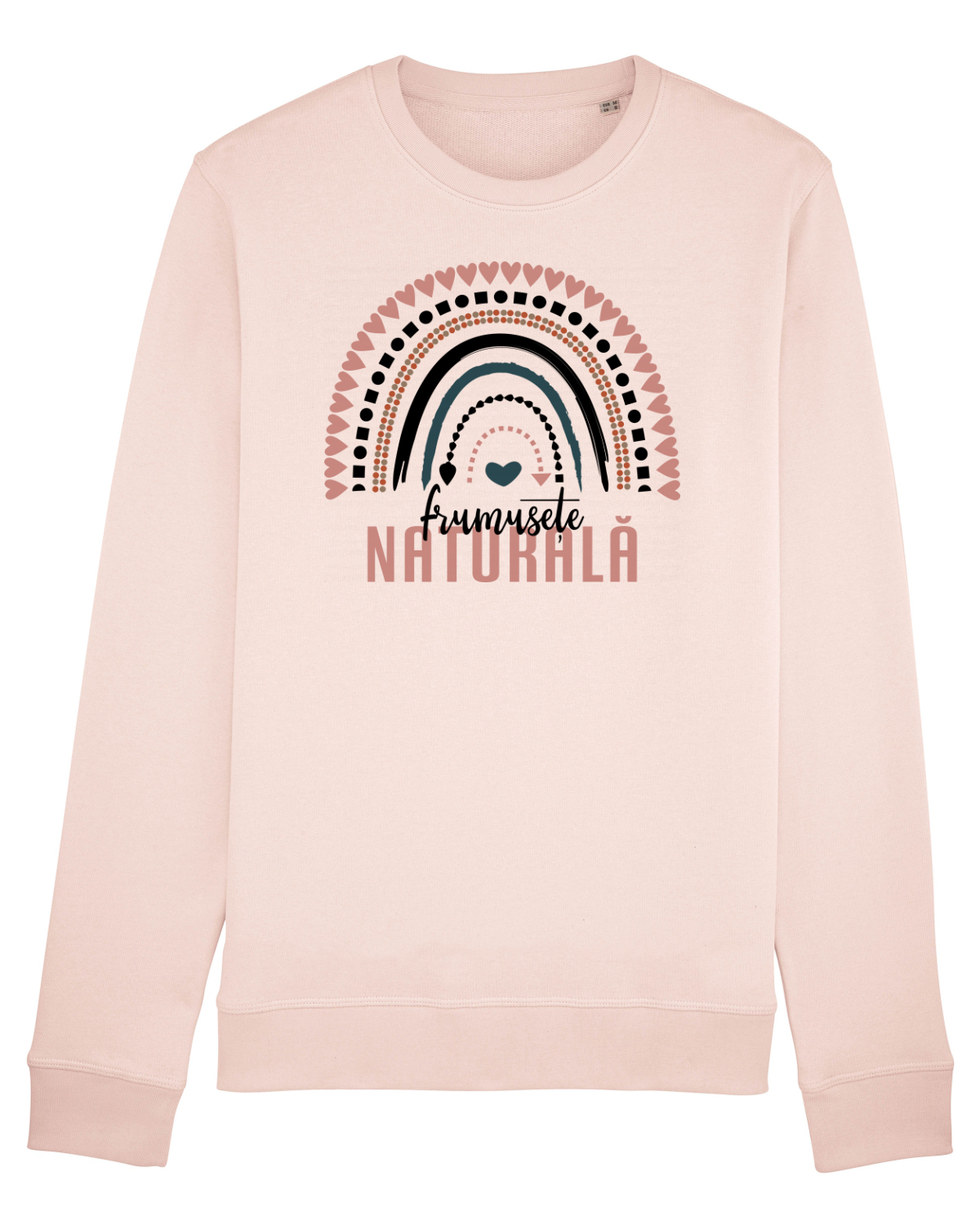 Bluză mânecă lungă Unisex Rise Candy Pink