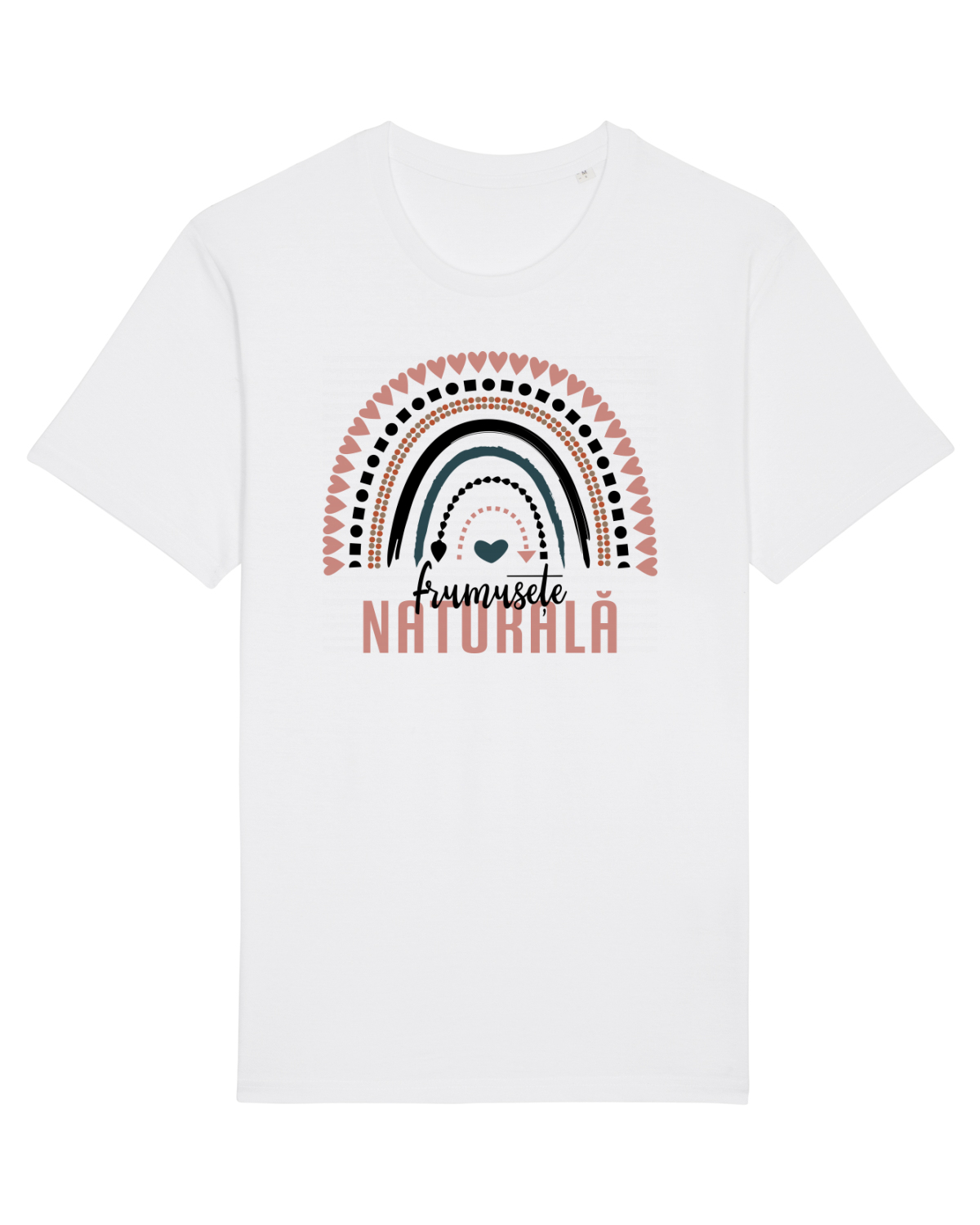 Tricou mânecă scurtă Unisex Rocker White