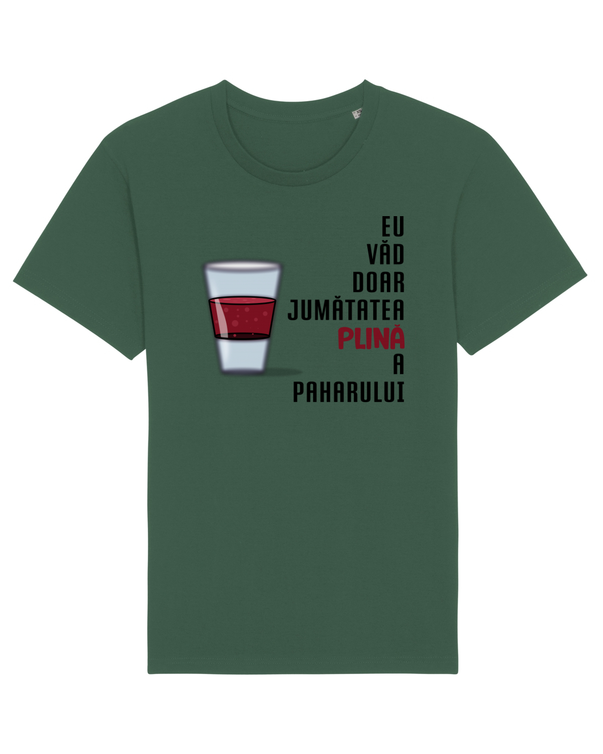 Tricou mânecă scurtă Unisex Rocker Bottle Green