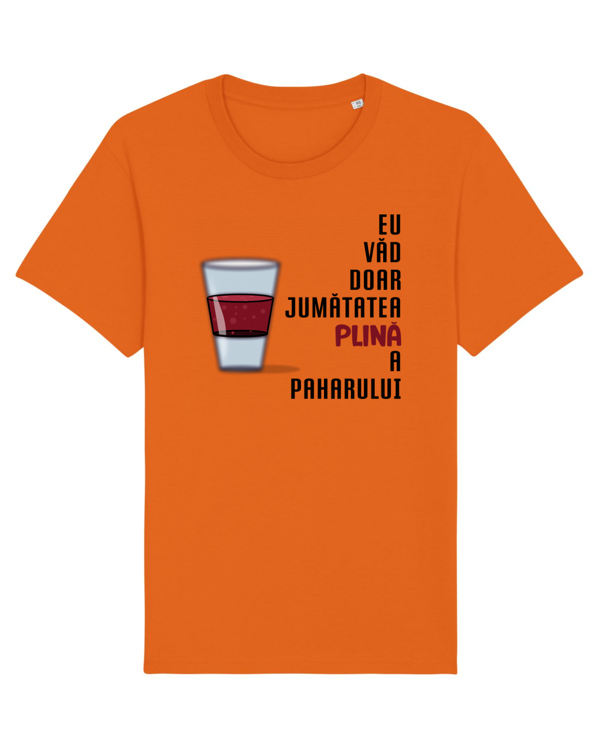 Tricou mânecă scurtă Unisex Rocker Bright Orange