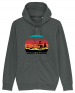 Happy Camper Retro Fishing Hanorac cu fermoar Unisex Connector