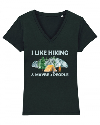 I Like Hiking & Maybe 3 People Black