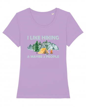 I Like Hiking & Maybe 3 People Lavender Dawn