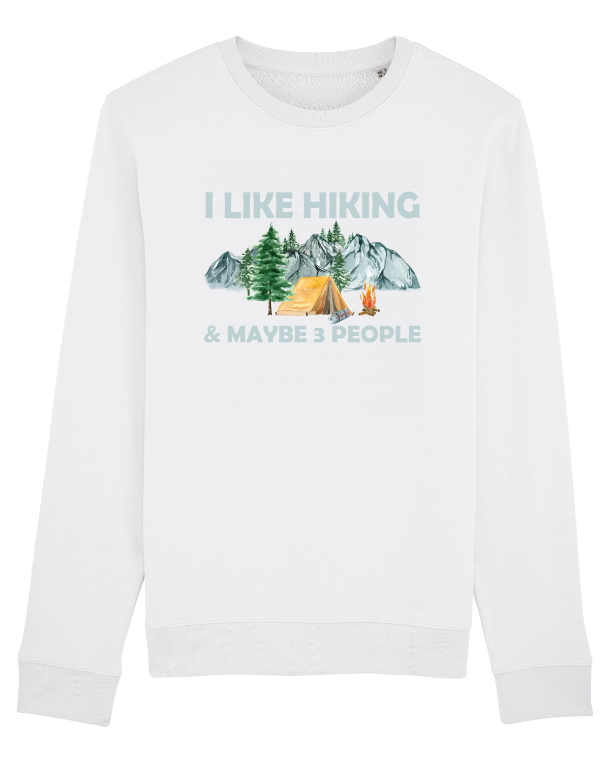 Bluză mânecă lungă Unisex Rise White
