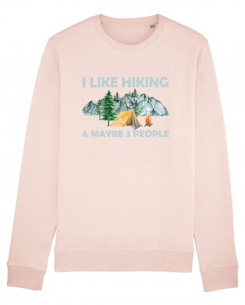 I Like Hiking & Maybe 3 People Candy Pink