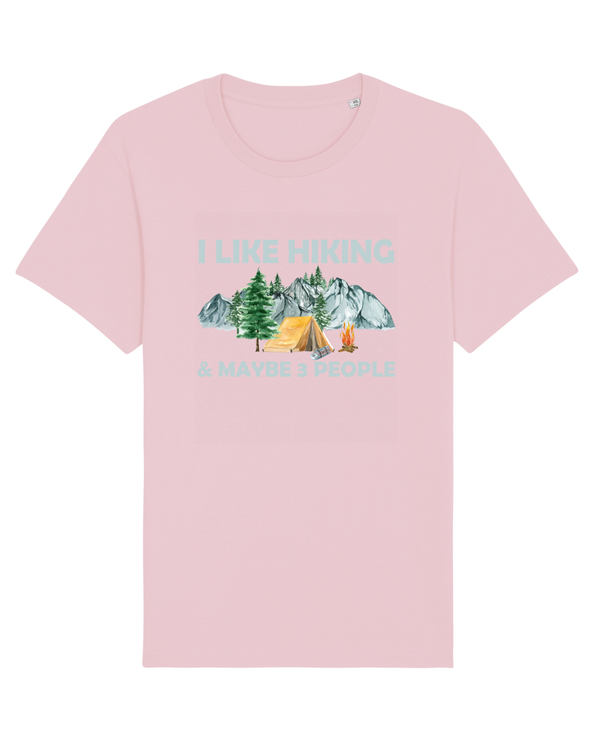 Tricou mânecă scurtă Unisex Rocker Cotton Pink