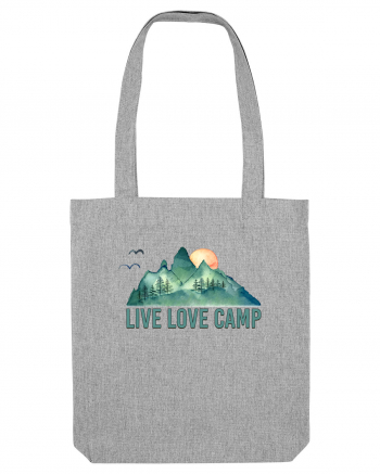 Live Love Camp Heather Grey