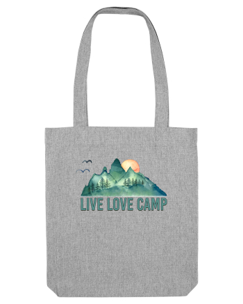 Live Love Camp Heather Grey