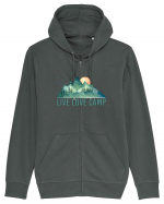 Live Love Camp Hanorac cu fermoar Unisex Connector