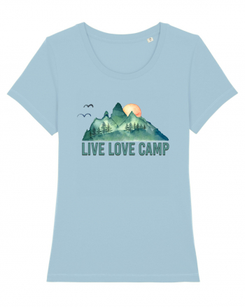 Live Love Camp Sky Blue