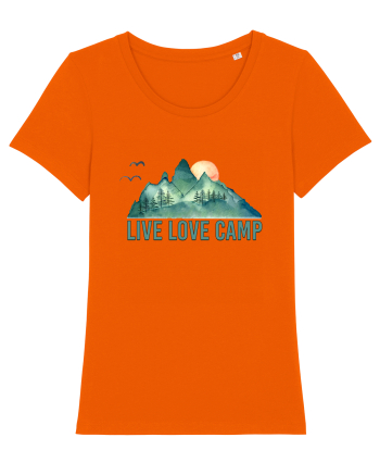 Live Love Camp Bright Orange