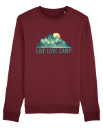 Live Love Camp Bluză mânecă lungă Unisex Rise