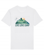 Live Love Camp Tricou mânecă scurtă Unisex Rocker