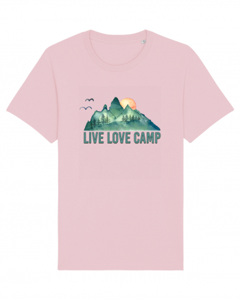 Live Love Camp Cotton Pink