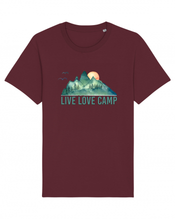 Live Love Camp Burgundy