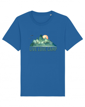 Live Love Camp Royal Blue